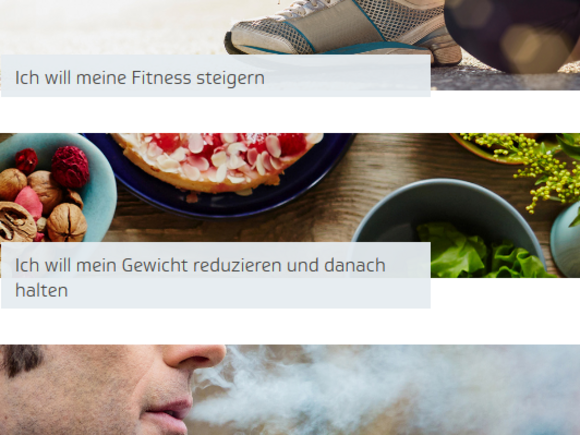 Fitness verbessern? Gewicht reduzieren? Rauchen aufhören? 