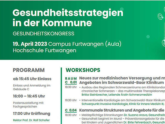 Gesundheitskongress Hochschule Furtwangen